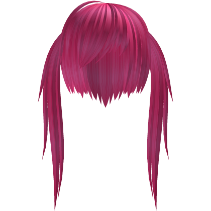Hot pink alt vkei anime cute scene cut pigtails Roblox item