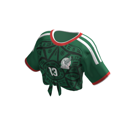 Ochoa 2026 Home Mexico Tied Up Football Shirt