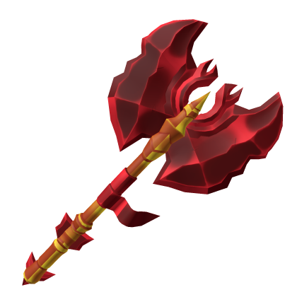 Golden Ruby Titanic Axe