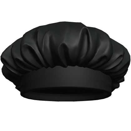 Hair Bonnet for Sleep Black Hat Cute Satin Touca thumbnail