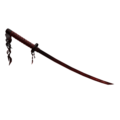 Worn Down Crimson Red Katana Roblox item
