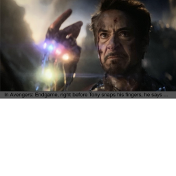 Iron man VS Thanos