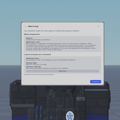 GOC Rig SCP Roleplay