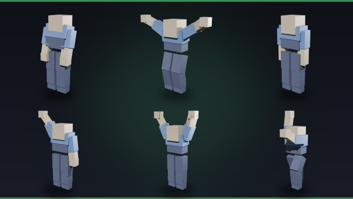 R15 Character Animation Pack Movement Emotes preview 5