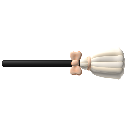 . ‿ ♡ kitty witch orange halloween broomstick  Roblox item