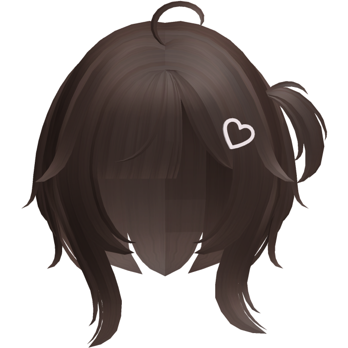 brown cutecore tween doll uneven bob