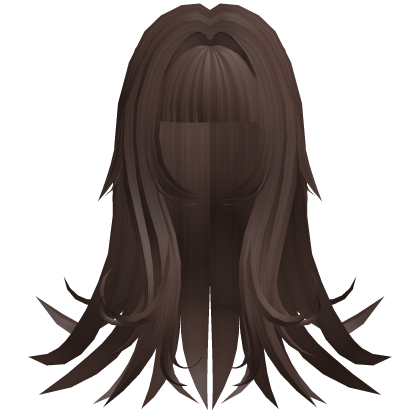 Long kawaii anime moe spikes in brown