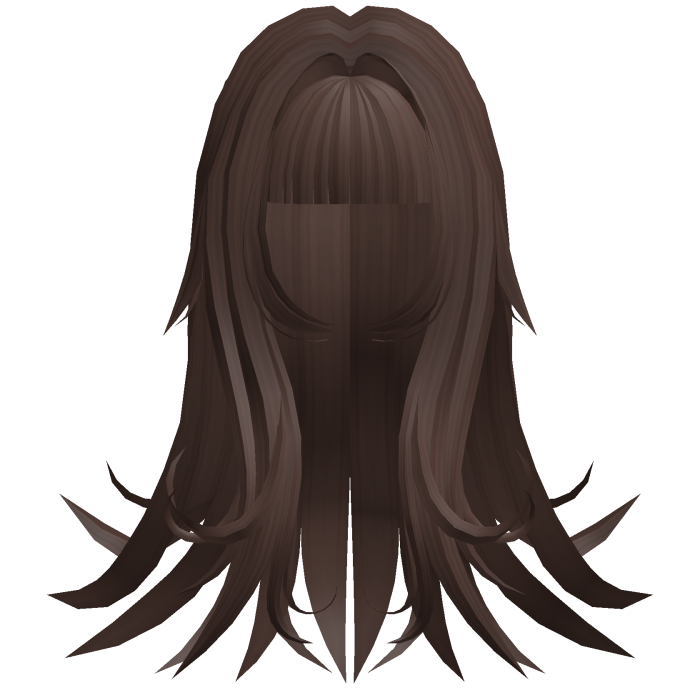 Long kawaii anime moe spikes in brown