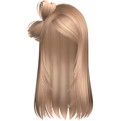 Long y2k goth emo bow Blonde Hair