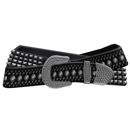 Black Y2K Double Belt