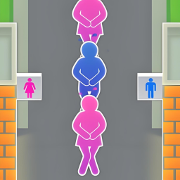 Toilet Line Simulator
