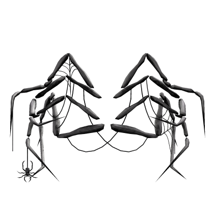 Grey Spider Creepy Halloween Legs