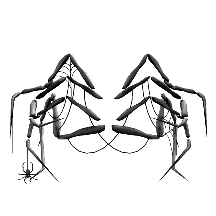 Grey Spider Creepy Halloween Legs