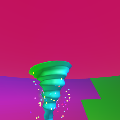 Small Rainbow Tornado