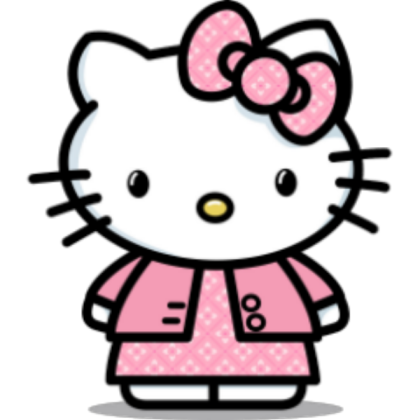 Hello kitty pink Roblox decal