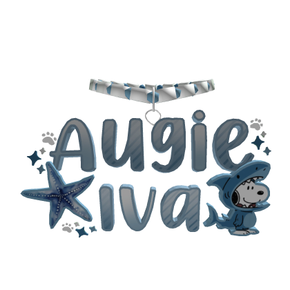 Augie/Iva || 3.0 Necklace || Snoopy Shark
