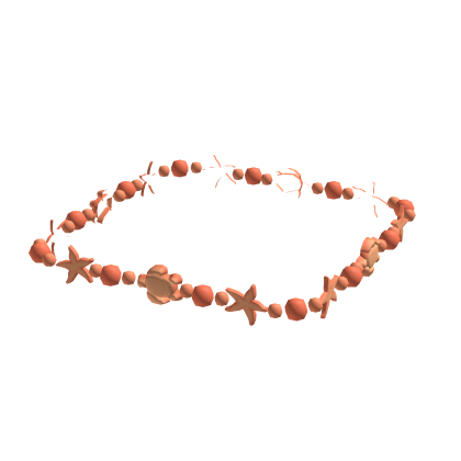Beach Anklet In Orange