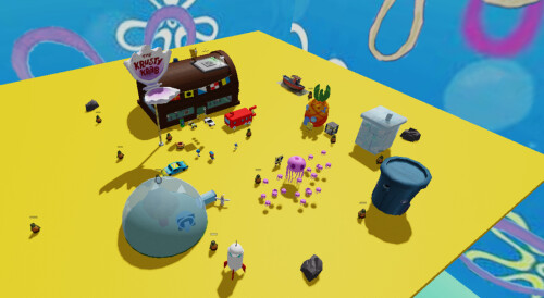 УБЕГИ ОТ БАБЛА БАЗ SPONGE BOB  SQUAREPANTS