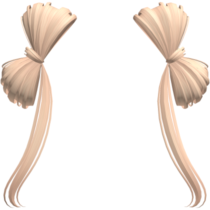♡ Cute Hair Bow Extensions (Blonde) Roblox item