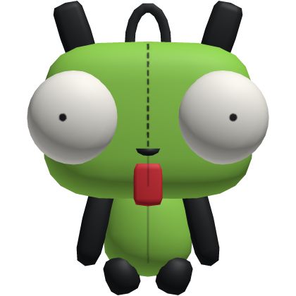 Green Alien GIR Scene Waist Plushie Plush
