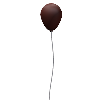 Carnival Creepy Clown Shiny Red Balloon