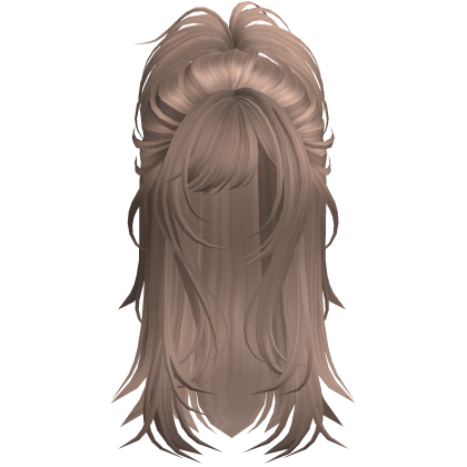 Wolfcut Spikey Half Up Milktea