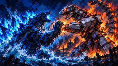 [MECHA GODZILLA] Overleef de Kaiju