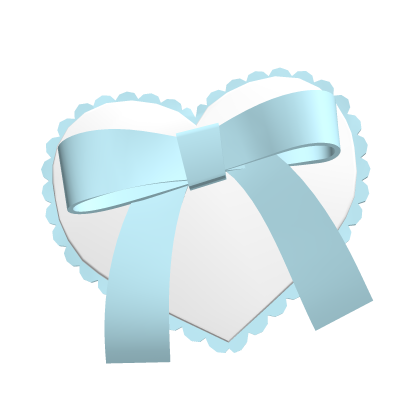 Kawaii ribbon blue hair clips ♡ Roblox item