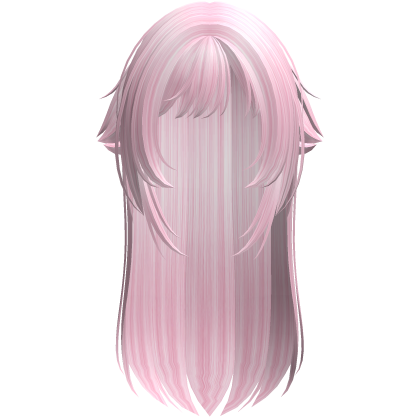 ✚ Layered Wispy Catgirl Anime Hair in Baby Pink