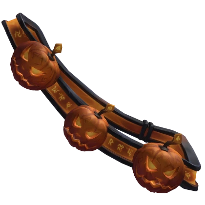 Halloween Pumpkin Bandolier Roblox item render