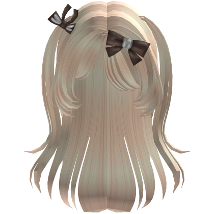 Cute Mori Kei Hair with Bows (Blonde)