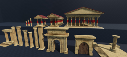 Roman Empire Building Pack Roblox preview 2