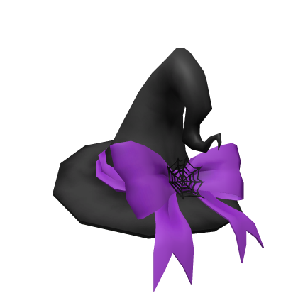 Webbed Witch Hat Purple