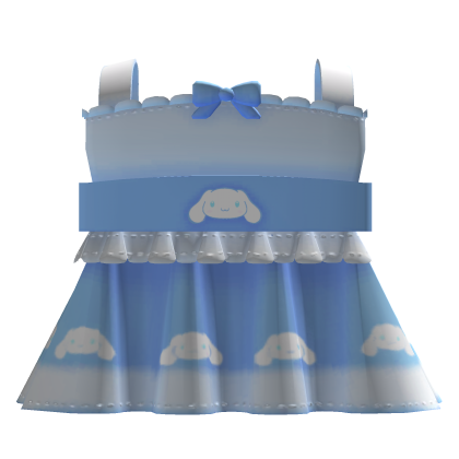 Cinnamon Roll Sanrio y2k babydoll skirt Roblox item