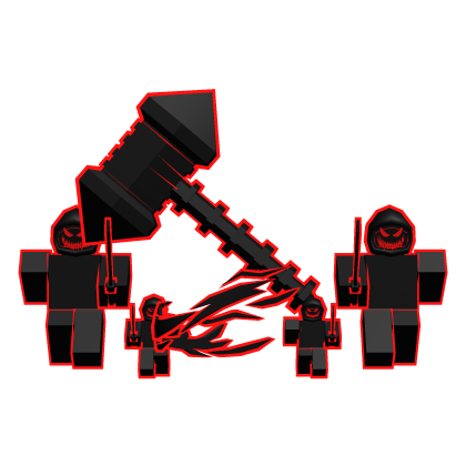 Red Cartoony Hammer Combo