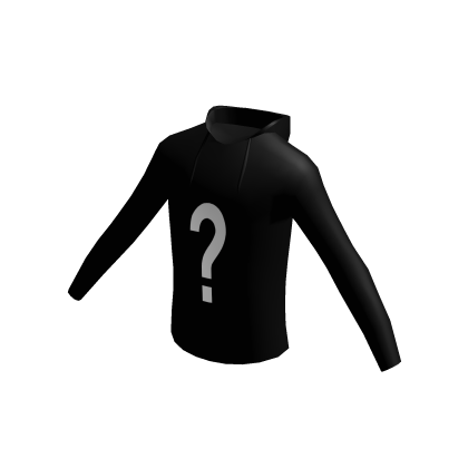 Halloween White Question Black Shirt Hoodie thumbnail