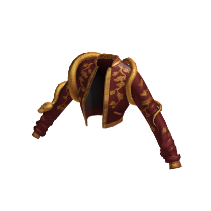 BB Lunar New Year Red & Gold Snake Jacket