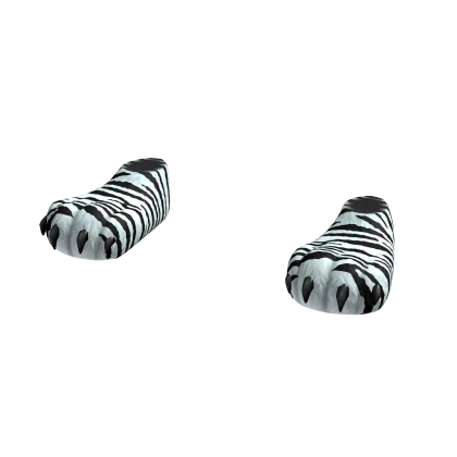 White tiger slippers discount