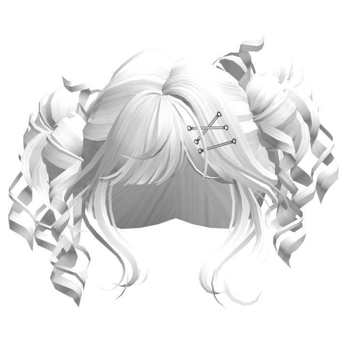 Tilted Elegant Princess Buns (White)