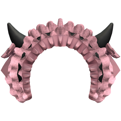 Cute Devil Horns Maid Headband - Pink Roblox item
