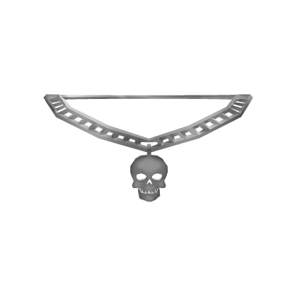 Silver Skull Chain Necklace