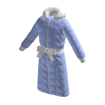 Blue Puffer Winter Coat Roblox Item Rolimon s