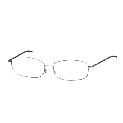 2000's Metallic Office Siren Glasses in Silver