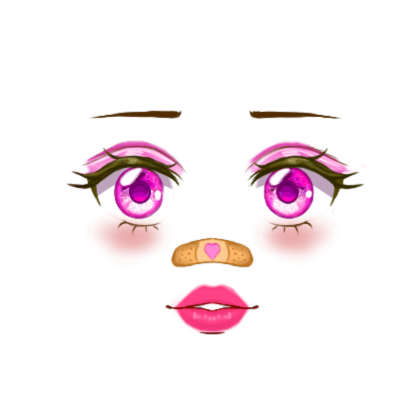 Super Pink Heart Makeup