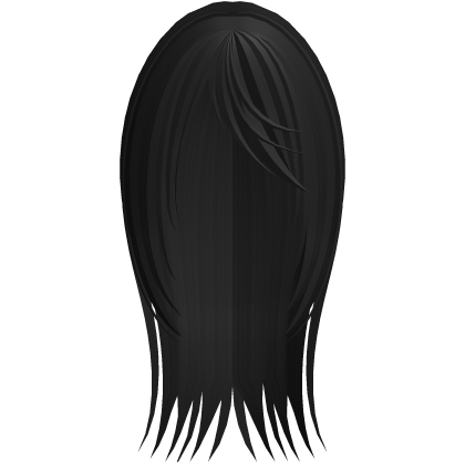 black long gothic vkei moe anime hair