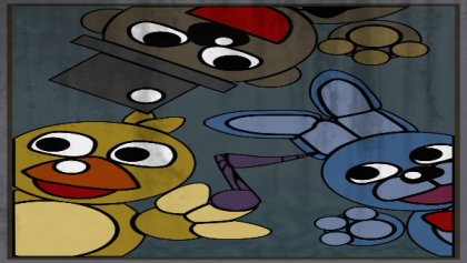 FNaF 3 Freddy, Bonnie, & Chica Poster Roblox decal