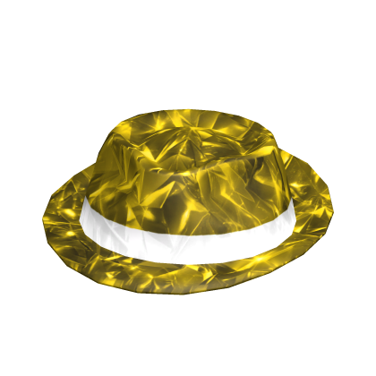 Yellow Sparkle Time Fedora