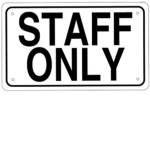 ~staff only~