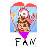 Flamingo fan luv group