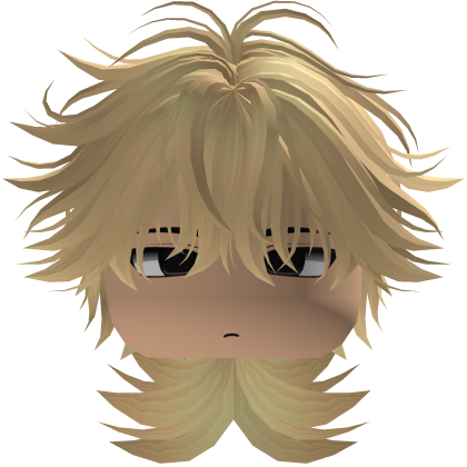 Cute Y2K emo blonde hair